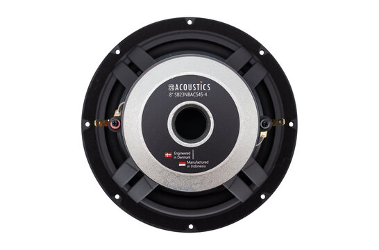 SB23NBACS45-4 8" Black Aluminum Cone Woofer