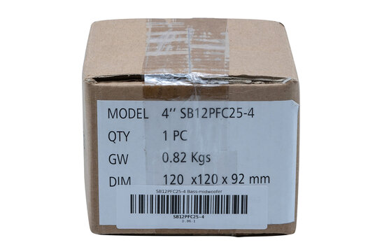 SB12PFC25-4 Woofer Medio-Bassi