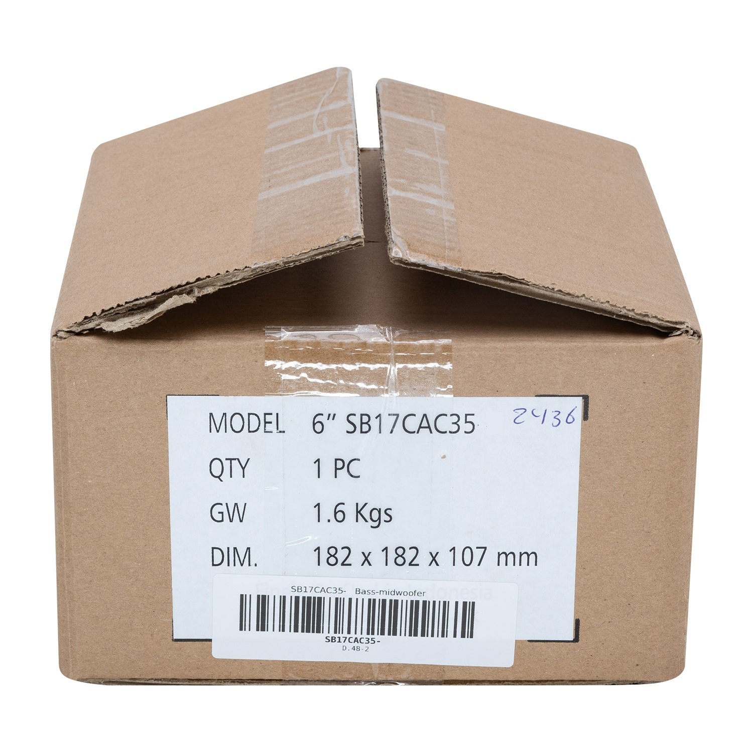 SB17CAC35-4 Bass-midwoofer