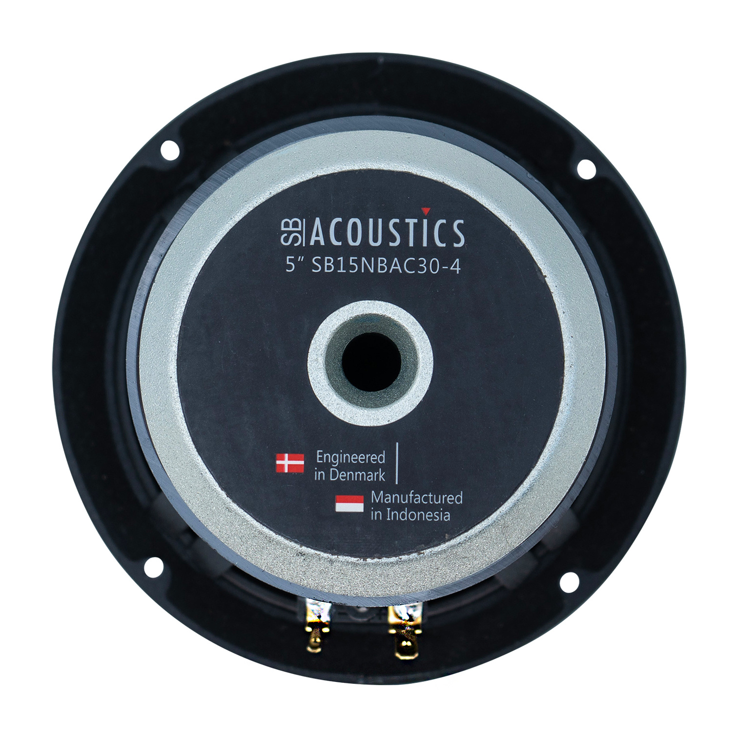 SB15NBAC30-4 5" Black Aluminum Cone Mid-bass