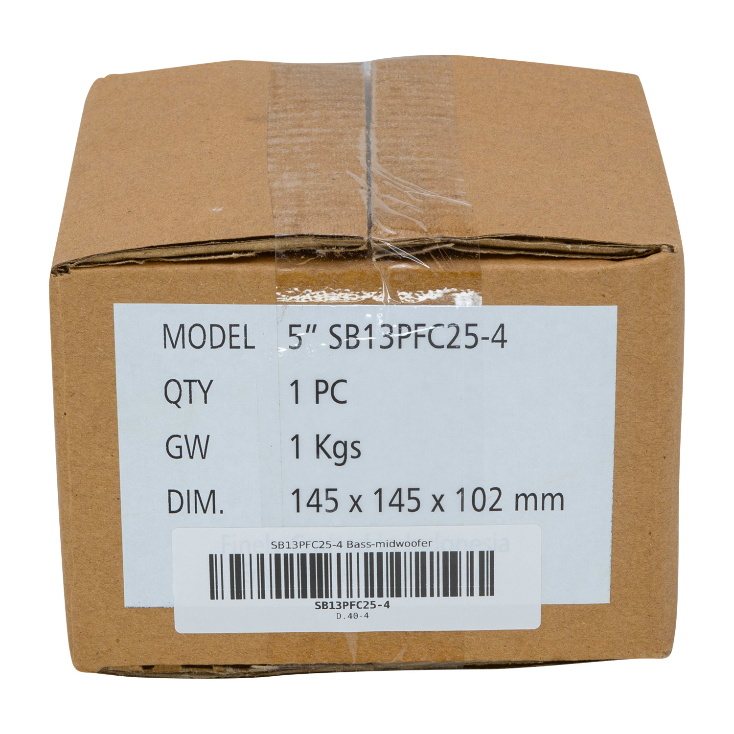 SB13PFC25-4 5" Paper Cone Woofer