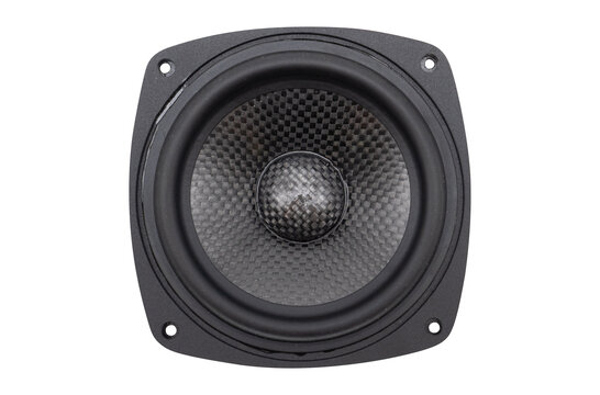 CF120-4 4-1/2" Woven Carbon Fiber Midwoofer 4 Ohms