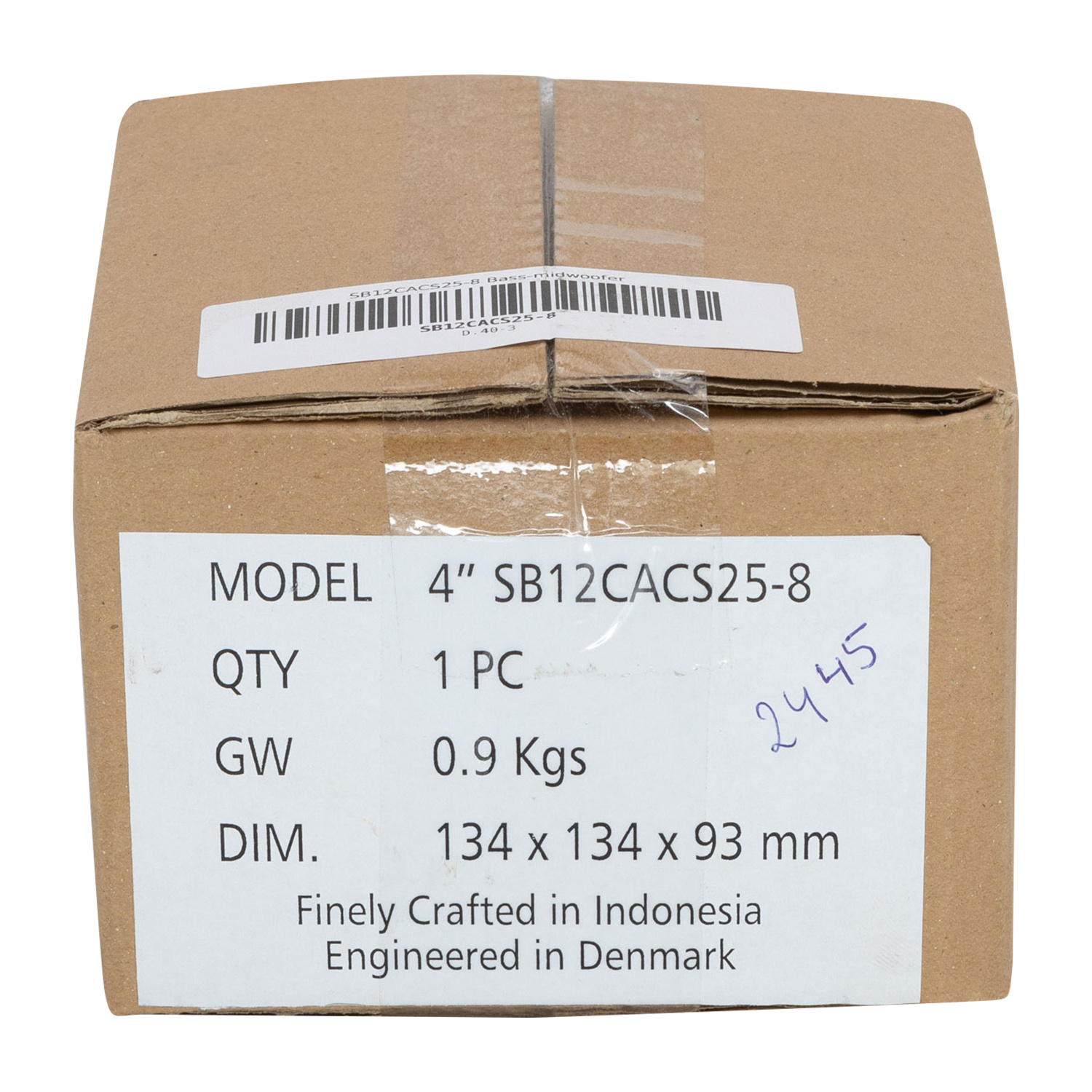 SB12CACS25-8 4" Ceramic Woofer