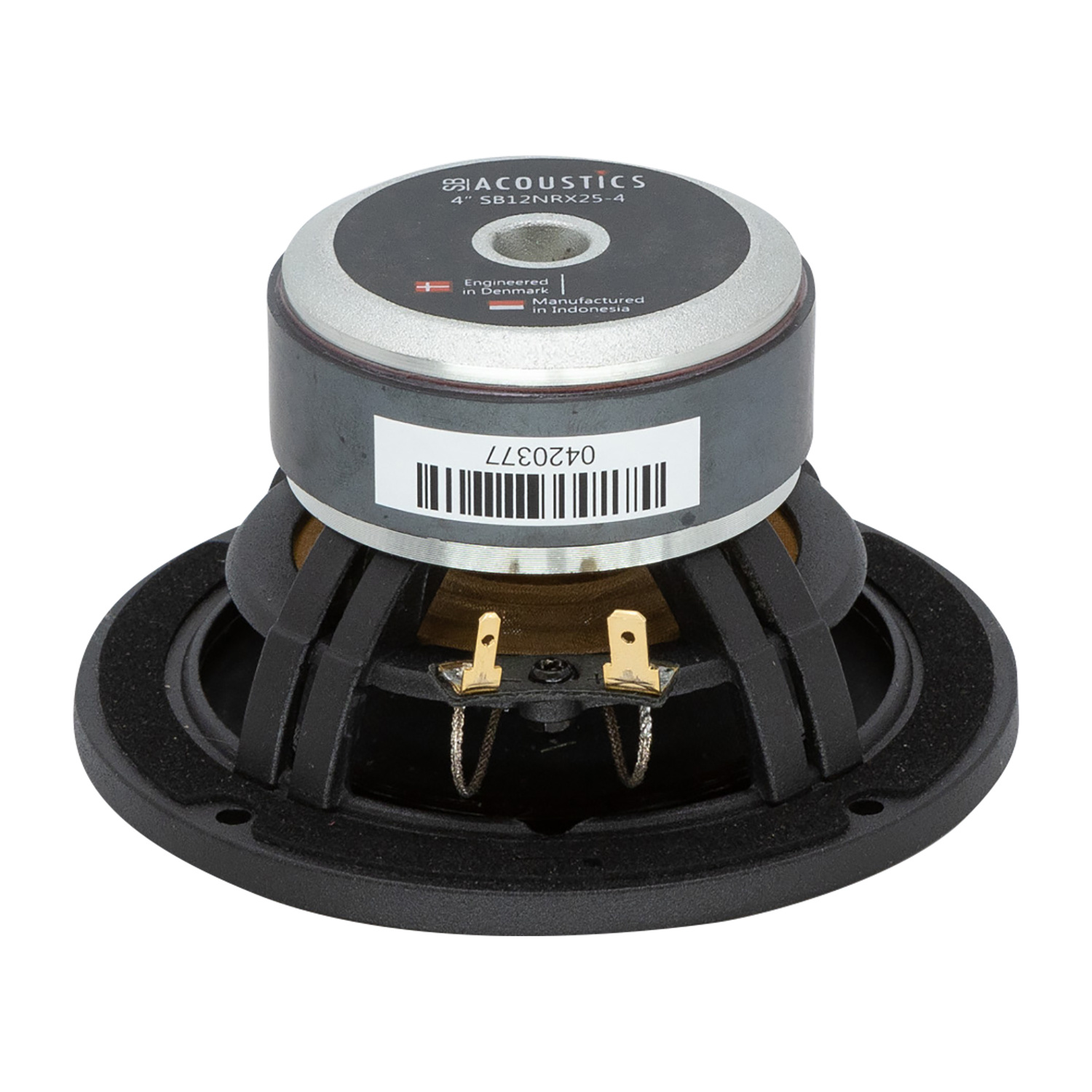 SB12NRX25-4 4" Midrange Woofer