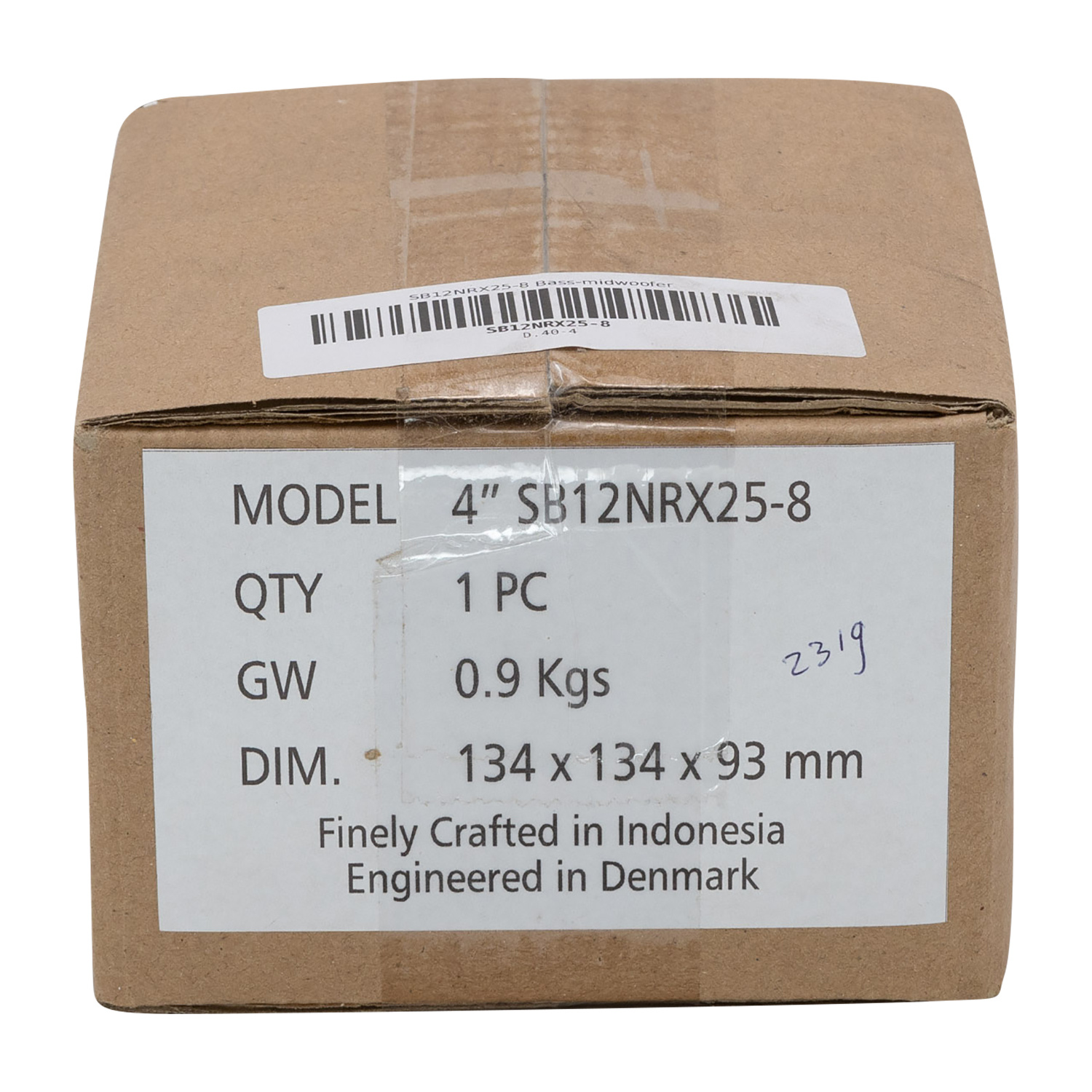 SB12NRX25-8 Woofer Medio-Bassi