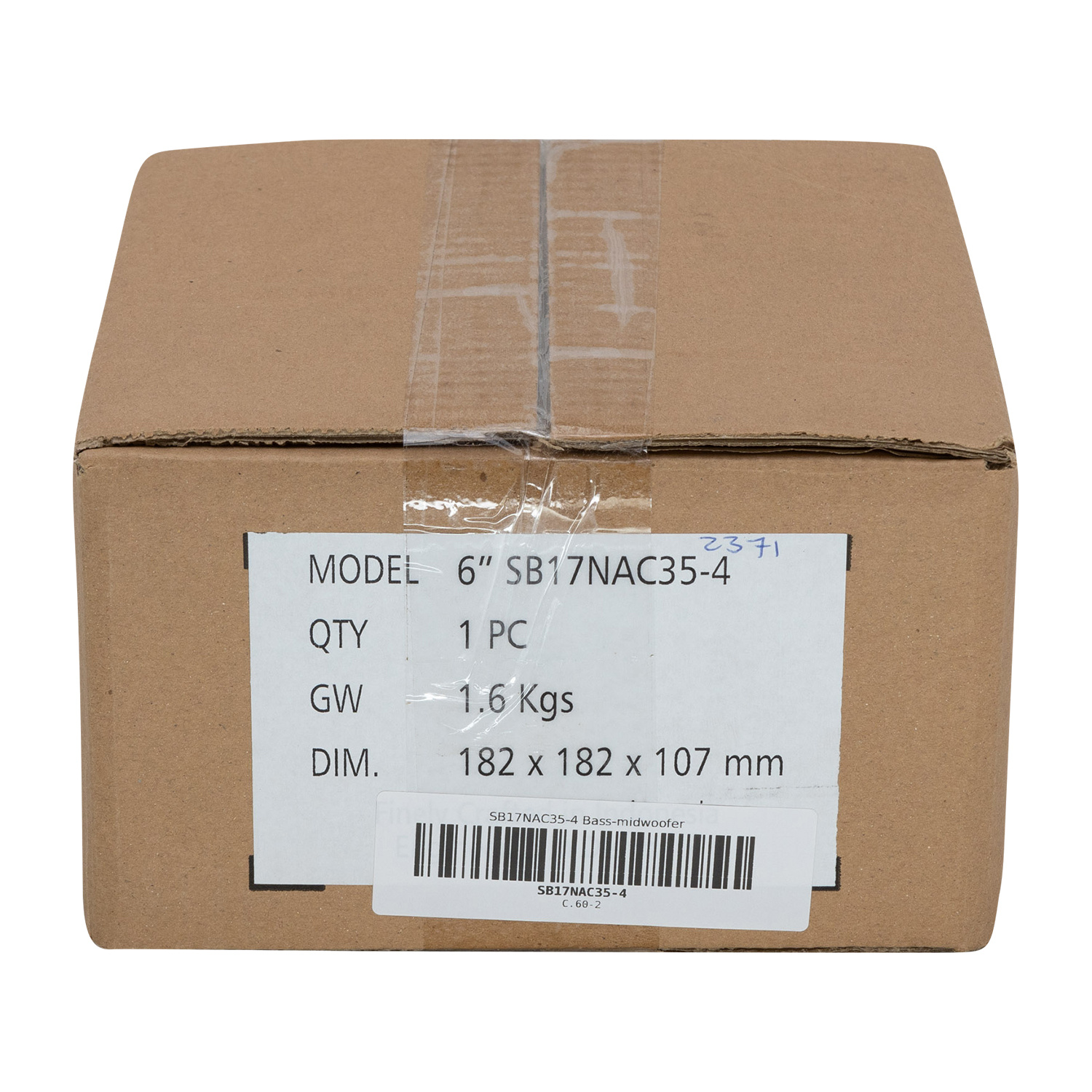 SB17NAC35-4 Bass-midwoofer