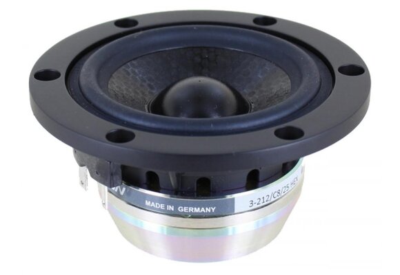 3-212/C8/25 HEX Bass-mid Woofer