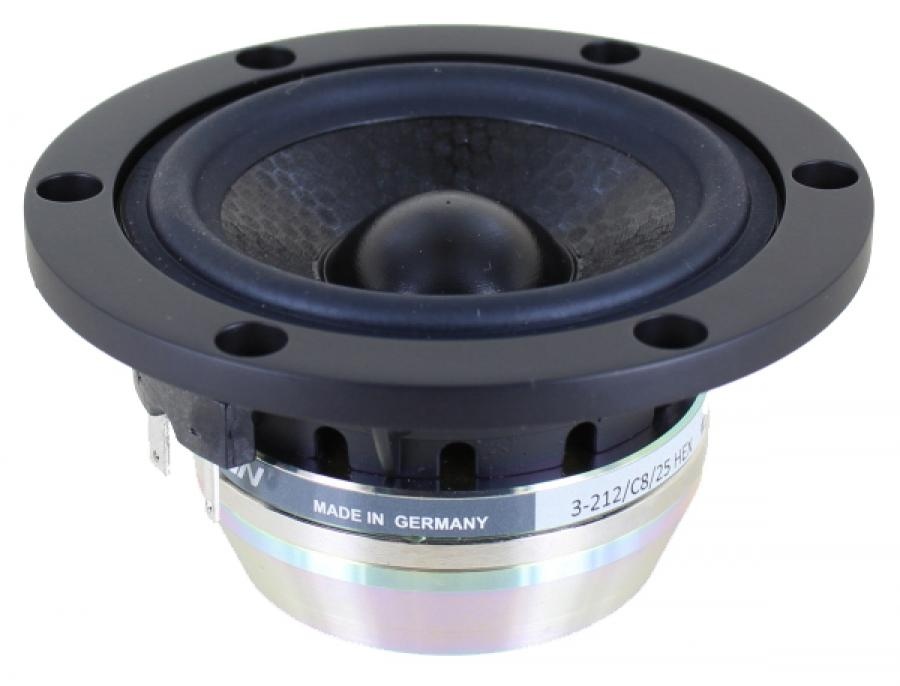 3-212/C8/25 HEX Bass-mid Woofer