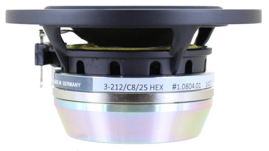 3-212/C8/25 HEX Bass-mid Woofer