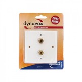 Einzelner LautsprecherPlastic Wallplate Weiß