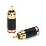 RCA Carbon Connector 2 Paar