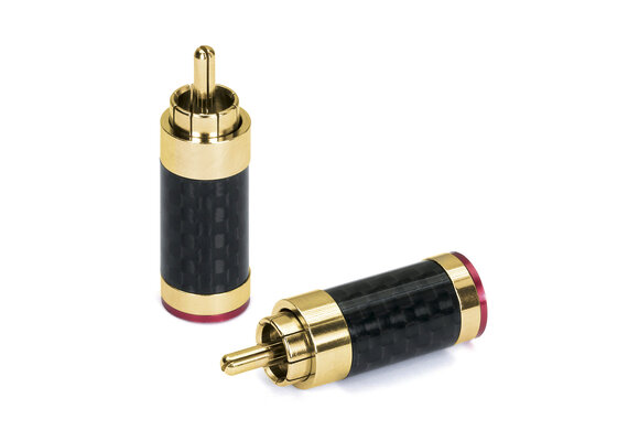 RCA Carbon Connector 2 Paar