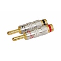 Banana Plug Connector with Expandable Tip 2-Pair