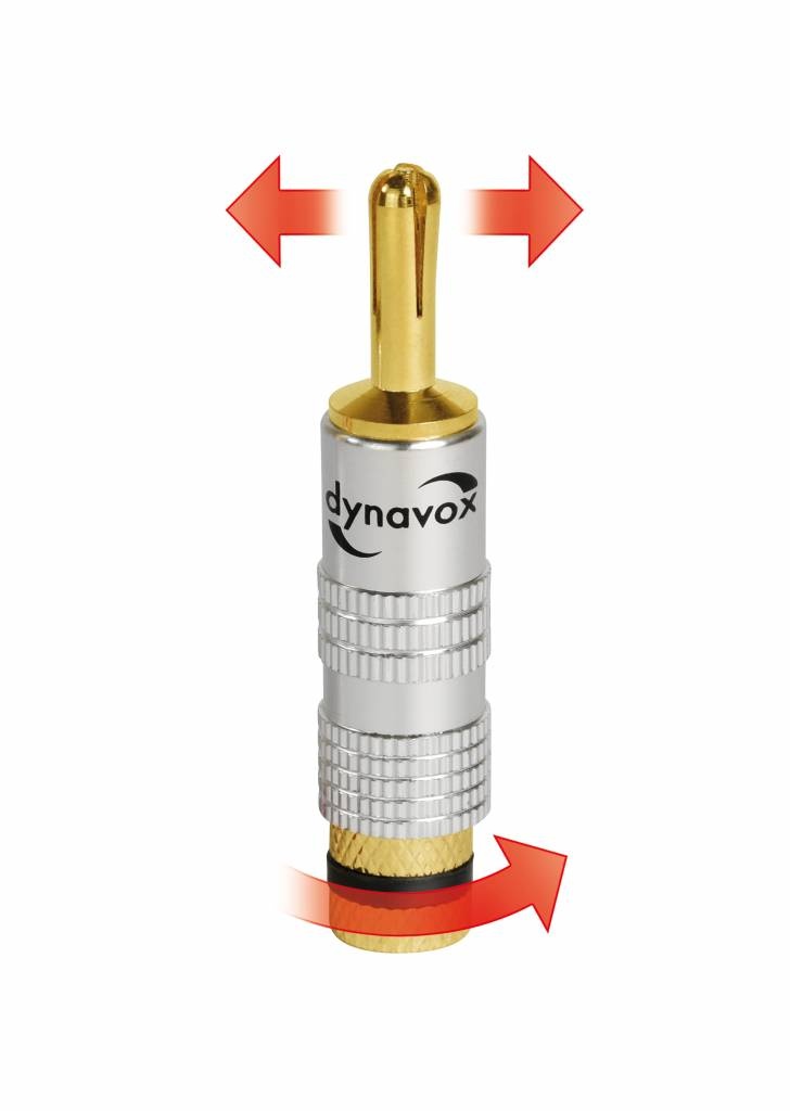 Banana Plug Connector mit Expandable Tip 2-Paar