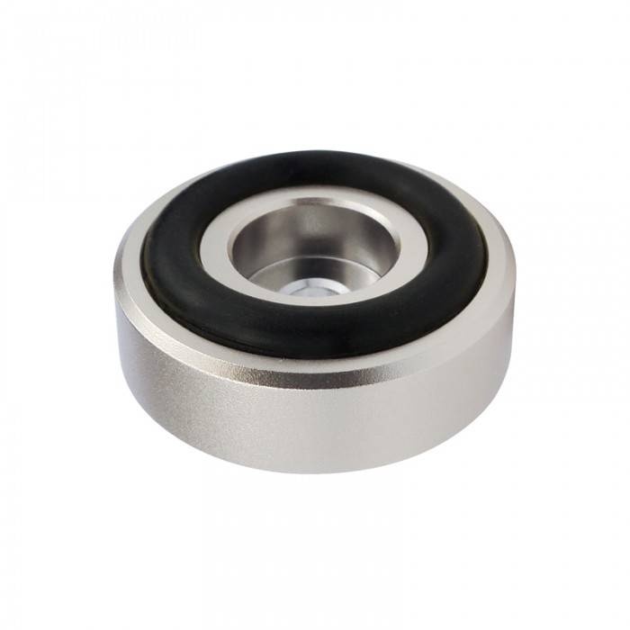 Aluminium Füße Silber 4 Stück