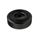 Aluminium Füße Schwarz 4 Stück