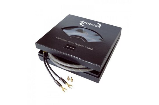 High-end Loudspeakercable with spades/banana plugs 2x3m
