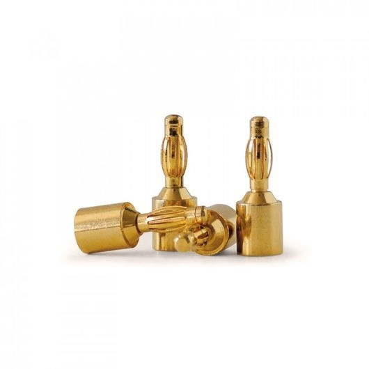 High-end Lautsprechercable mit spades/banana plugs 2x5m