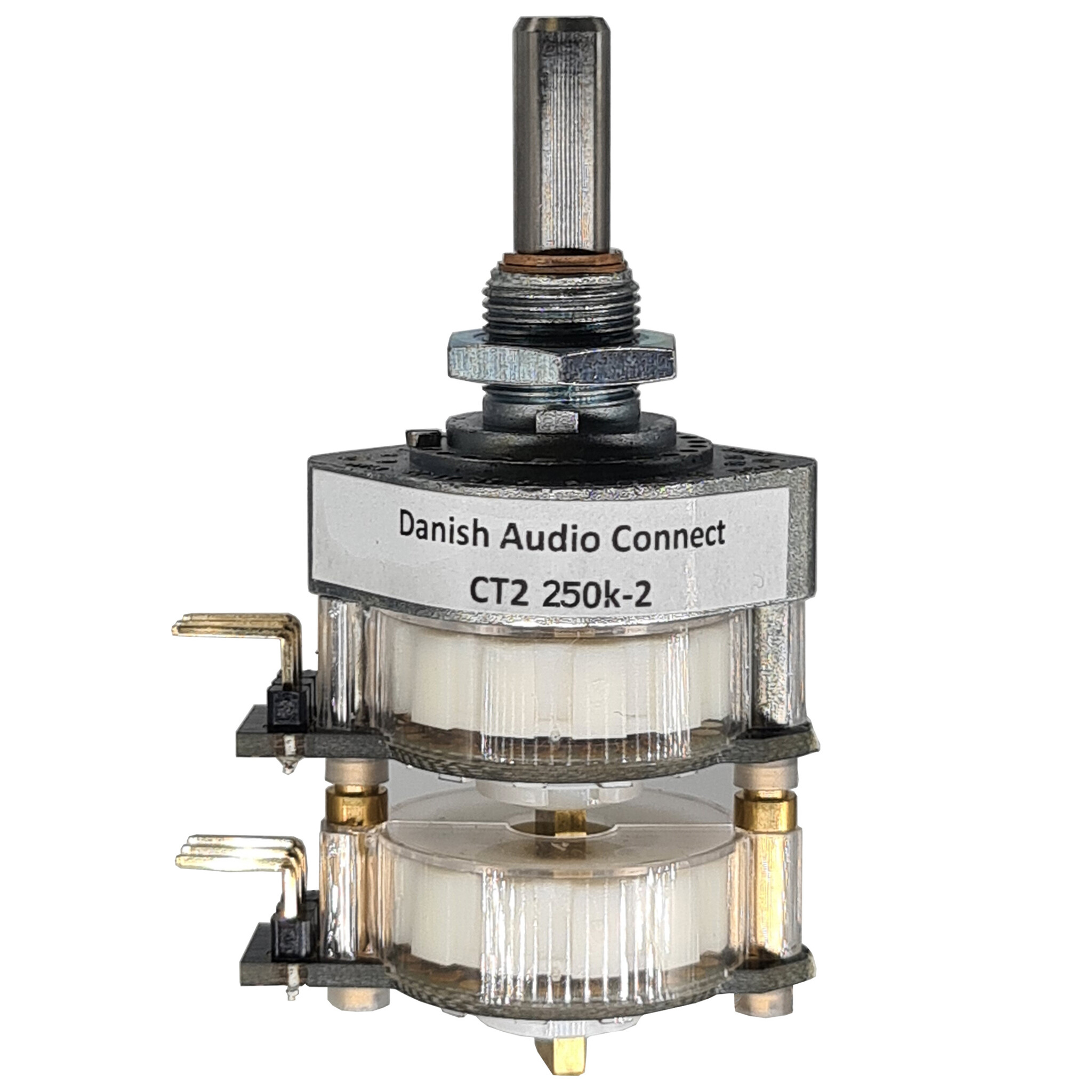 CT2-250k-2 Stereo-Audiodämpfungsglied/Lautstärkeregler 250k Ohm 2 wafers