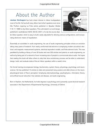 Ribbon Loudspeakers: Theory and Construction - Justus V. Verhagen Ph.D.
