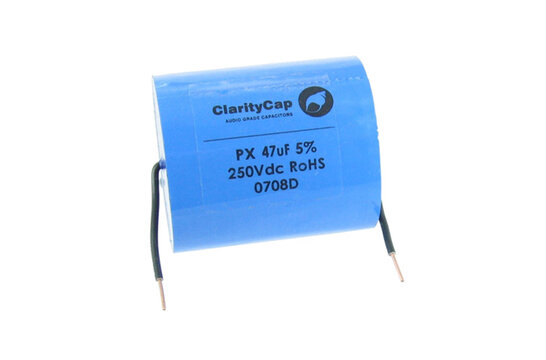 PX47uJ250Vdc | 47 µF | 5% | PX 250V Condensator