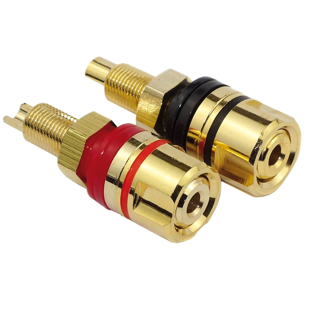 DYNAVOX Prese A Banana Da Incasso High-End - 1 Coppia, Placcate E Isolate - 40mm