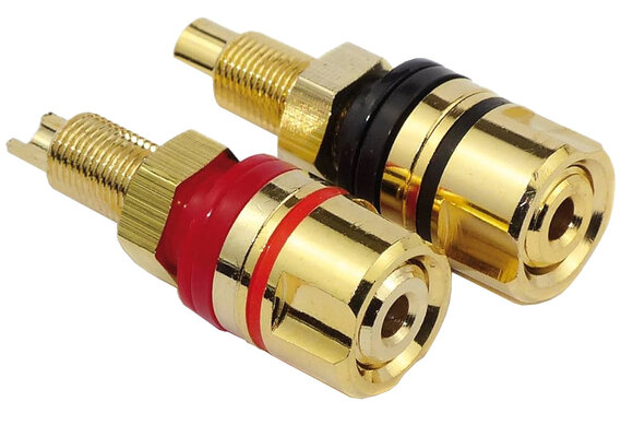 Binding Post Banana jacks Pair