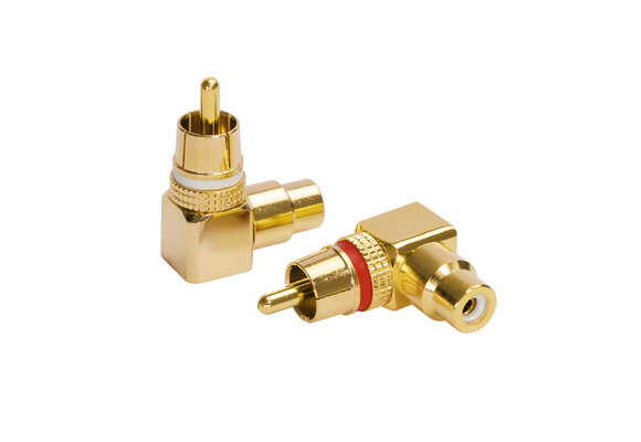 RCA Coupler Gold Paar