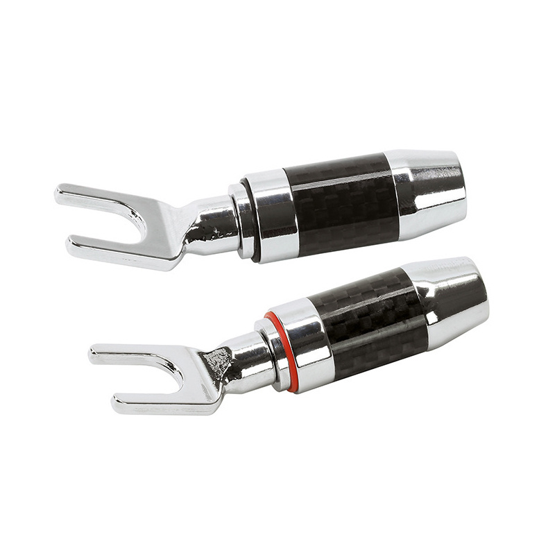 Spade Carbon Connector Paar