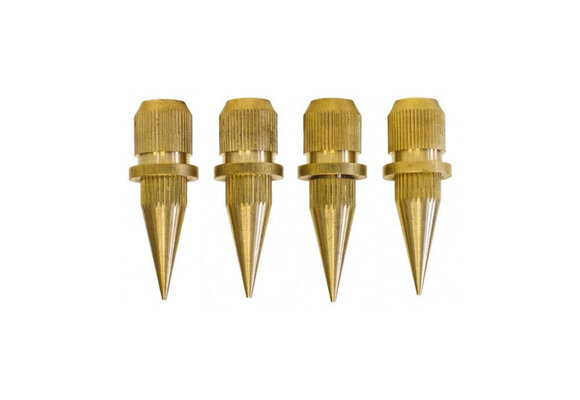 Lautsprecherspitzen Gold 4 Stück