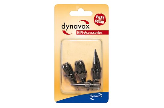 Lautsprecherspitzen Schwarz 4 Stück