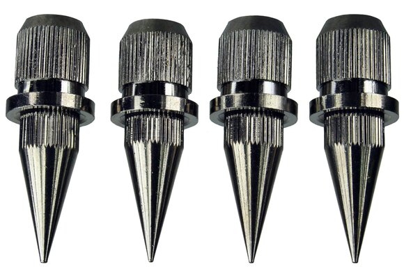 Lautsprecherspitzen Chrome 4 Stück