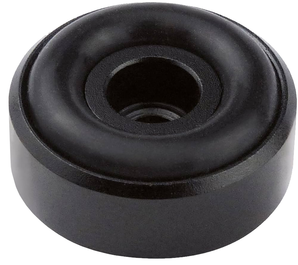 Aluminium Füße Schwarz 4 Stück