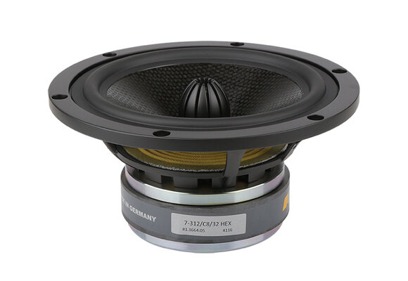 7-312/C8/32 HEX Bass-mid Woofer