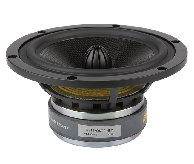 7-312/C8/32 HEX Bass-mid Woofer