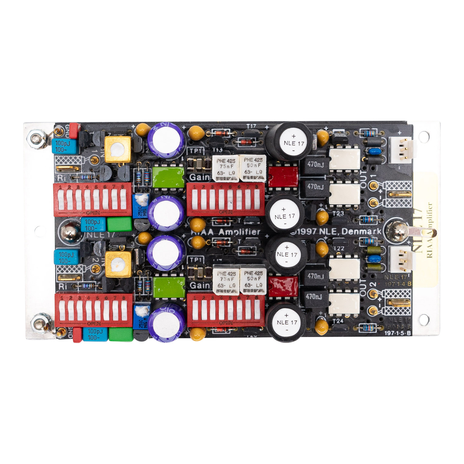 CT100 High-Performance Dual-Channel Phono RIAA Preamplifier