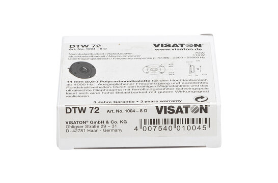 DTW 72 Tweeter a Cupola