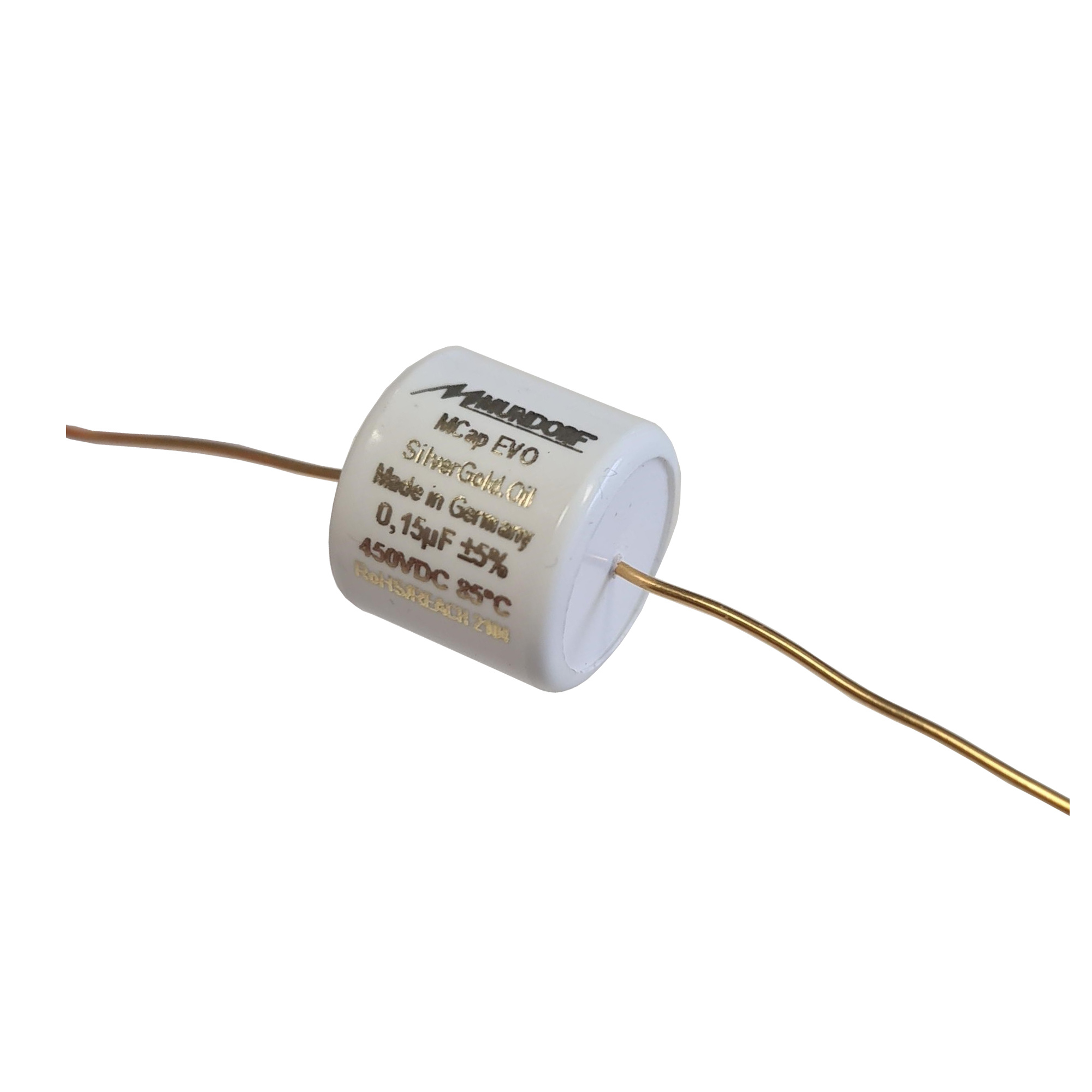 MESGO-0,15T5.450 | 0,15 µF | 5% | 450 V | MCap EVO Gold Silver Olio Condensator