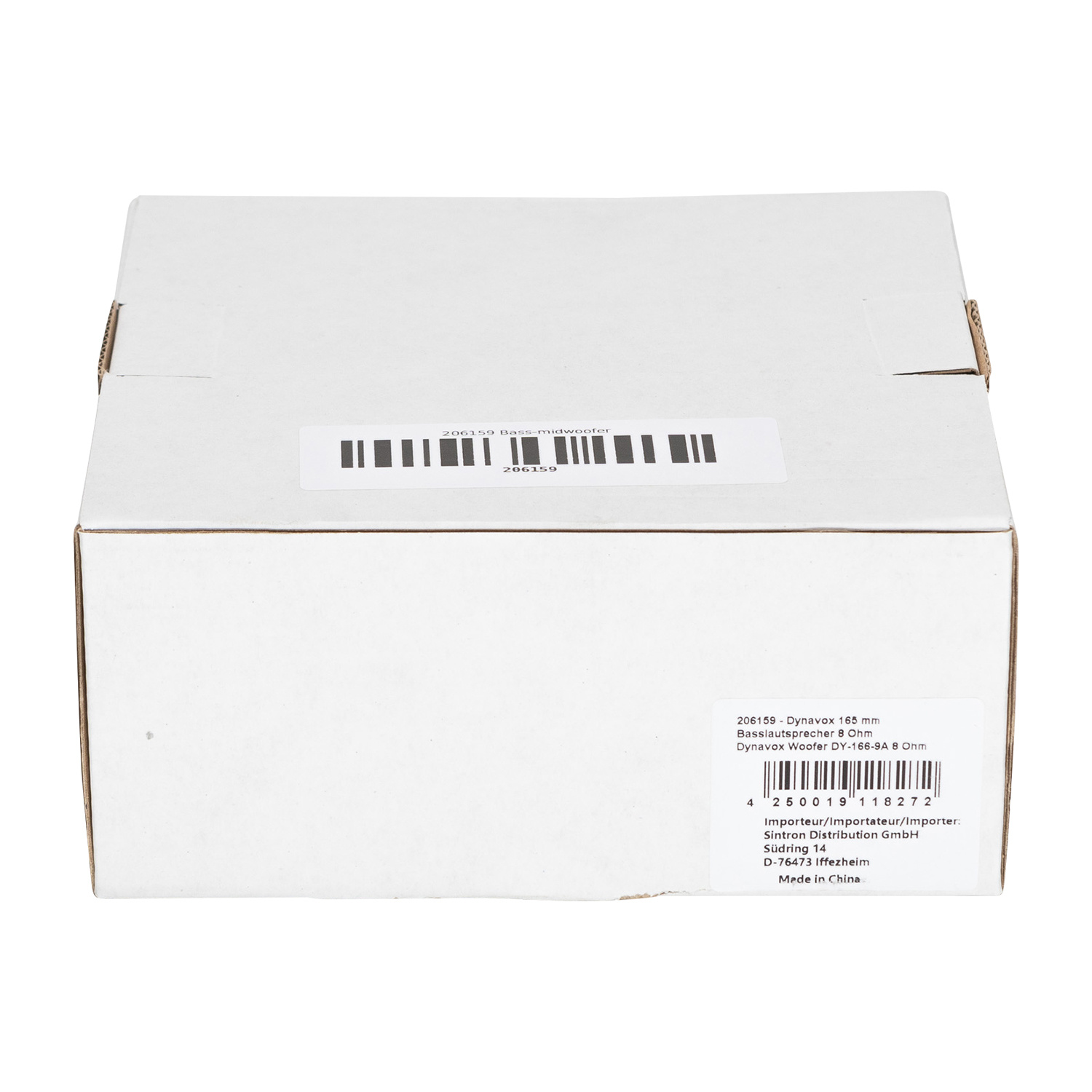 206159 6.5'' Bass-midwoofer 8 Ohm