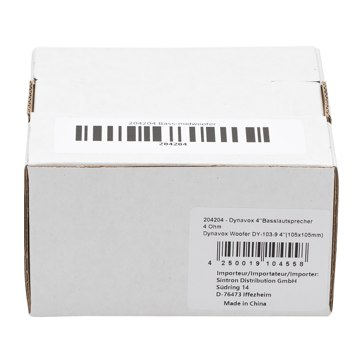 204204 4'' Bass-midwoofer 4 Ohm