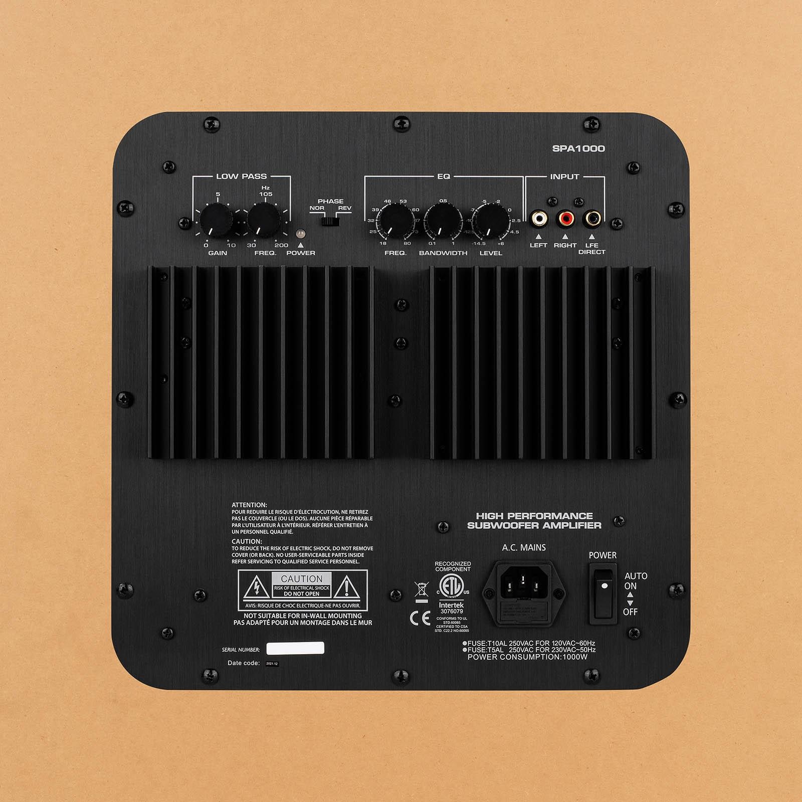 Powered 1,000 Watt Reference 18" With Dual Passive Radiator Subwoofer Kit