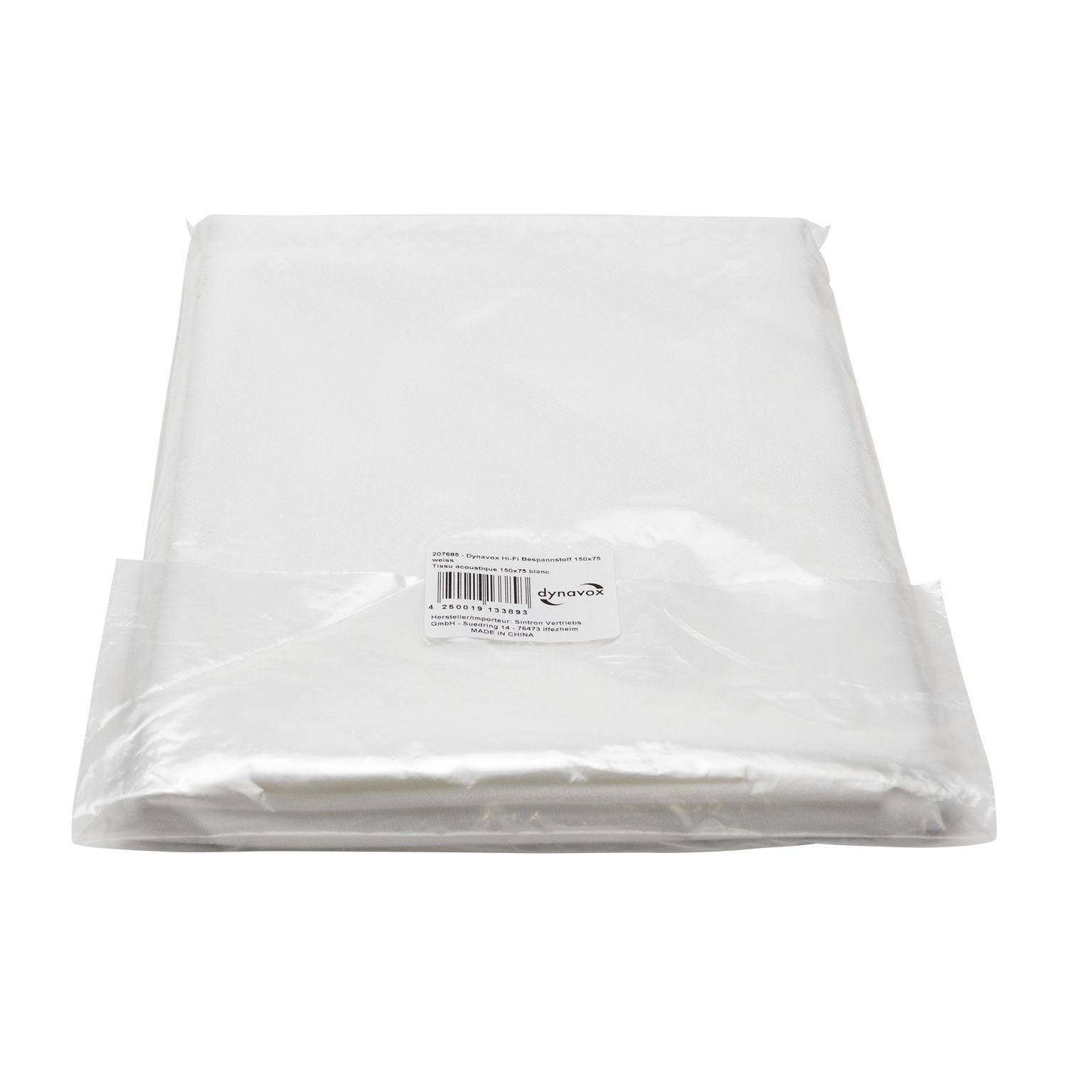 Weiß Lautsprecher Tuch Nylon 75 x 150 cm