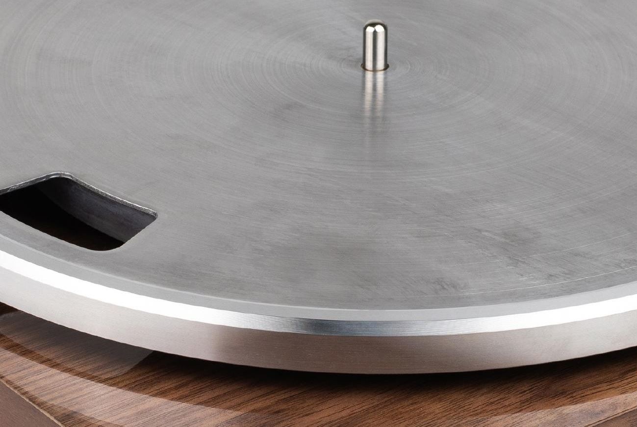 Belt Drive Turntable with USB, Bluetooth, Audio-Technica AT-VM95E Cartridge - Wood