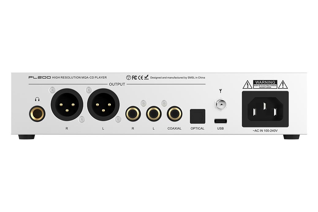 PL200 Hi-Res CD player Silver