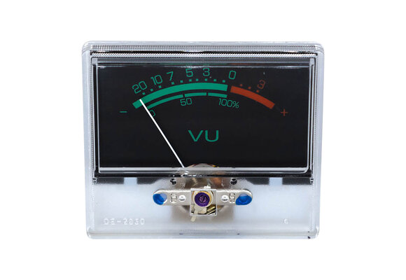 V-22-Panelmeter mit VU-Beschriftung