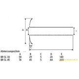 BR/SL/30 Bassreflexrohr