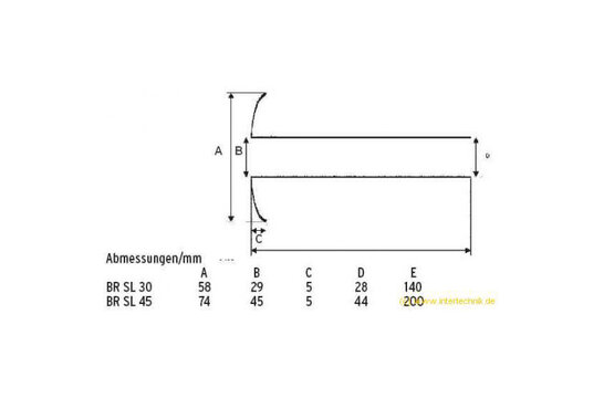 BR/SL/30 bassreflex port