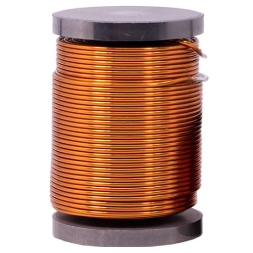 000-5258 | 27 mH | 4,12 Ω | 3% | 24 AWG | Iron Core Coil with Discs