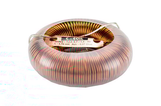 000-6200 | 4,0 mH | 0,08 Ω | 5% | 15 AWG | C-Induttore Toroidal