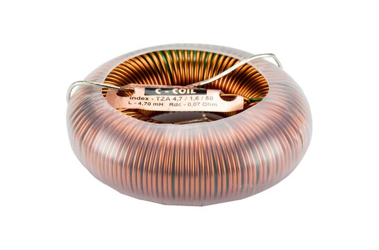 000-6260 | 5,0 mH | 0,10 Ω | 5% | 15 AWG | C-Induttore Toroidal